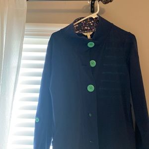 Soft navy jacket